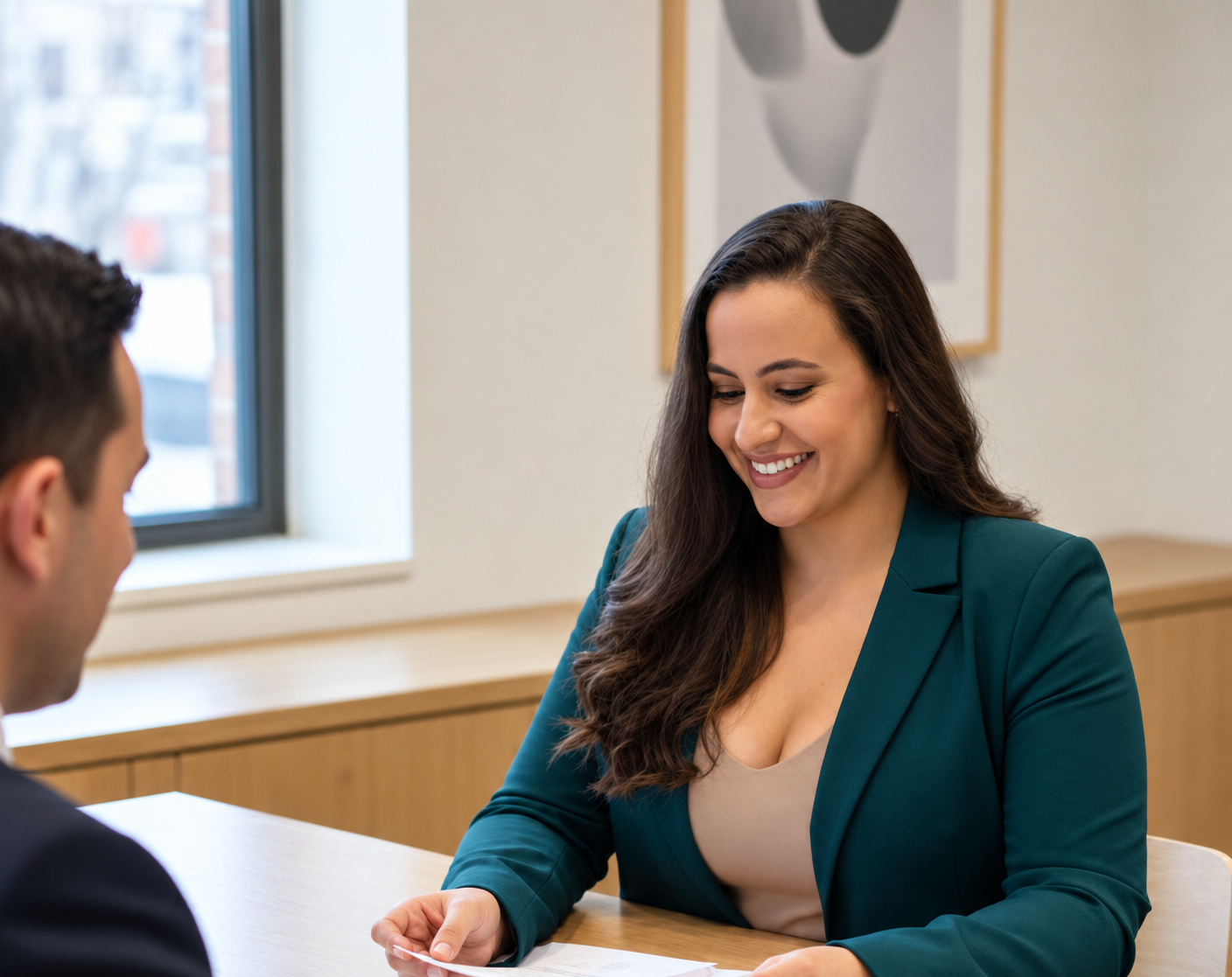 A De Bedout CPA advisor meeting with a client